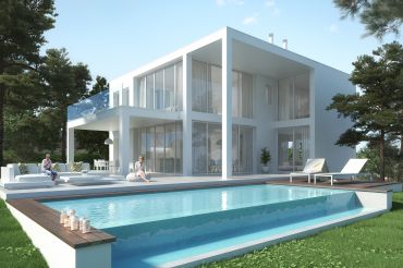 Modern new-build villa with breath-taking sea views