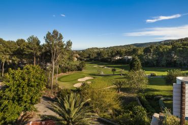 Ausblick über den Golfplatz, Mallorca, Palma (und Umgebung), Son Vida, Fincas