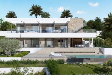 Newly built villa above Port Adriano